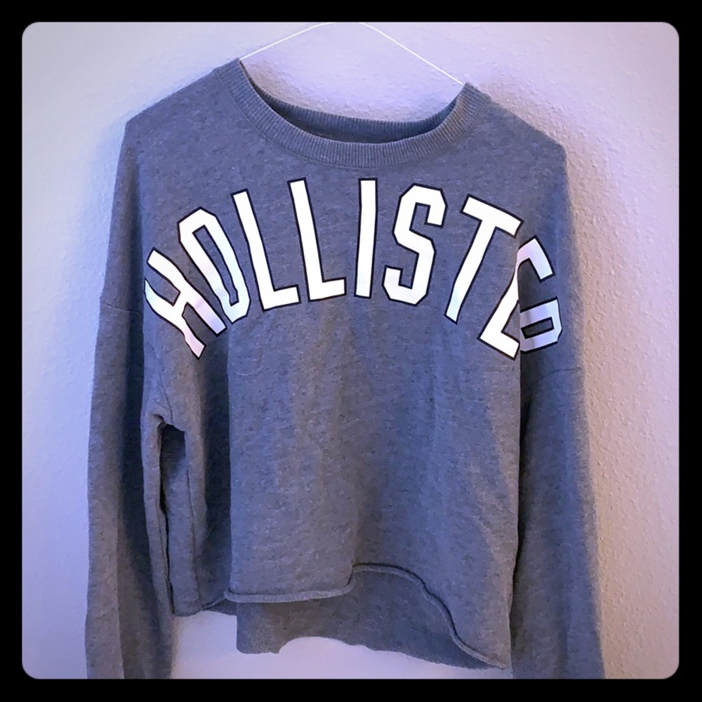 Hollister cropped sweatshirt
